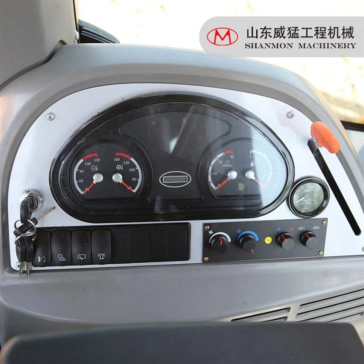 China Factory Manufacturer Shanmon 388T Backhoe Loader With Weichai Engine & Italy Carraro Transmission & Luxury ROPS FOPS Cabin For Sale